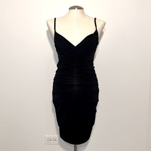 Tart spaghetti strap v neck cotton dress S